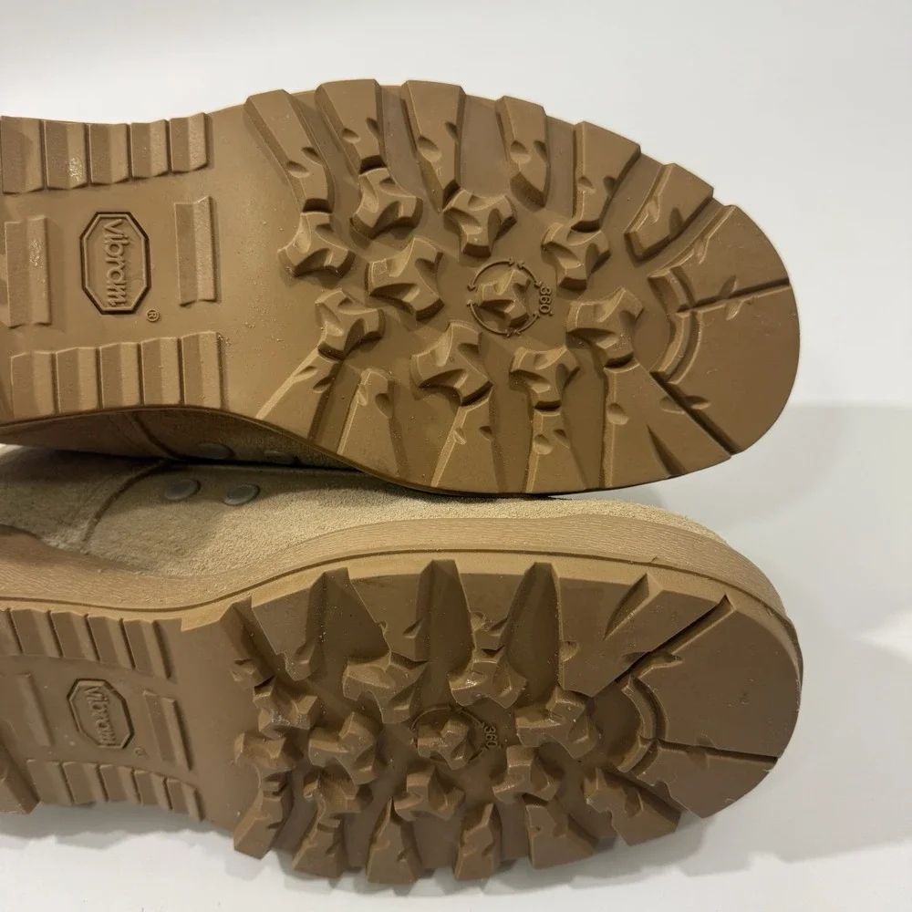 NEW McRae Footwear HW-FR Mens Army HOT Weather Desert Boots Vibram Size 12.5R